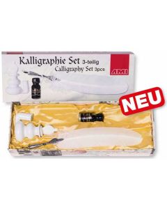 Luxe Kalligrafieset 3-delig wit